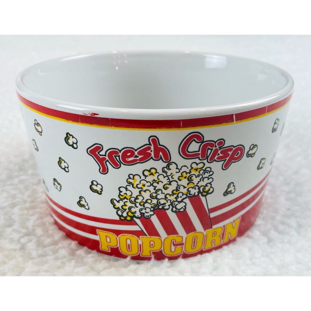 (VTG) CENTURY • Small Ceramic Popcorn Bowl